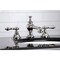 Kingston Brass KC7066AL Vintage 8" Widespread Bathroom Faucet, Polished Nickel KC7066AL - alternate 2
